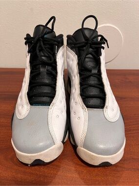 Jordan Kids White, Gray & Black Retro Sneakers